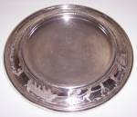ANTIQUE EUREKA SILVER CO. 8.5 BABY DISH!  GREAT DESIGN
