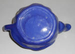 Click to view larger image of Red Wing Pottery Cobalt Peasant Girl Teapot! VERY RARE! (Image5)