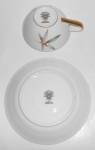 Click to view larger image of Noritake China Porcelain Canton Bamboo Cup/Saucer Set! (Image2)