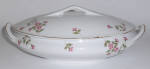Click to view larger image of Hertel Jacob Porcelain Petunia Covered Vegetable Bowl (Image1)