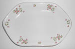 Click to view larger image of Hertel Jacob Porcelain Red/White Petunia 14in Platter (Image1)