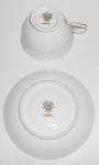 Click to view larger image of Noritake Porcelain China Carole W/Gold Cup & Saucer Set (Image2)
