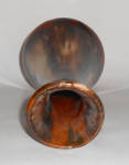 Click to view larger image of Brush McCoy Art Pottery Brown Onyx #064 Art Vase (Image3)