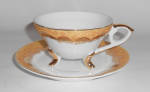 Click to view larger image of Yamasen China Porcelain 24K Gold Cup & Saucer Set Mint (Image1)