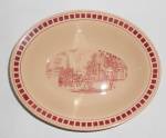 Click to view larger image of Shenango Restaurant China Red Roselyn Vegetable Bowl (Image1)