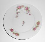 Click to view larger image of Austria Victoria China Porcelain Pink Roses Salad Plate (Image1)