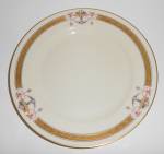 Click to view larger image of Heinrich & Co Porcelain Pink Roses w/Gold Dinner Plate (Image1)