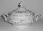 Click to view larger image of Johann Haviland Porcelain Blue Garland Covered Veg Bowl (Image1)