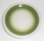 McNicol China Restaurant Ware Green Airbrushed Plate