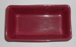 Click to view larger image of Coors Pottery Rosebud Red Loaf Pan  (Image3)