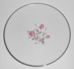 Click to view larger image of Noritake Porcelain China 5516 Pink Roses Platinum Salad (Image1)