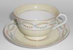 Click to view larger image of Early Noritake China Laurel Swags w/Gold Band Cup & Sau (Image1)