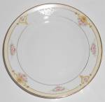 Noritake Nippon Porcelain China Floral/Gold Bread Plate