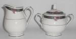 Click to view larger image of Noritake China Porcelain Etienne Creamer/Sugar Bowl Set (Image2)