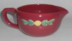 Coors Pottery Rosebud Red Small Handled Batter Bowl