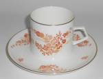 Click to view larger image of Mikasa Bone China Eastwind w/Gold Cup & Saucer Set (Image1)