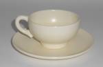 Franciscan Pottery El Patio Satin Ivory Demi Cup/Saucer