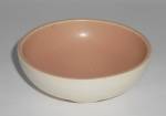 Click to view larger image of Catalina Pottery Rancho Ware Duotone Satin Coral/Ivory  (Image1)