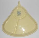 Click to view larger image of Coors Pottery Mello-Tone Yellow Hostess/Party Plate (Image3)