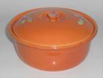 Click to view larger image of Coors Pottery Rosebud Orange 2 Pt Straight Casserole Ro (Image1)