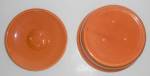 Click to view larger image of Coors Pottery Rosebud Orange 2 Pt Straight Casserole Ro (Image4)