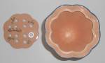 Click to view larger image of Franciscan Pottery Kaolena China Umbrella Coral w/Gold  (Image3)