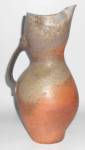 Click here to enlarge image and see more about item 32572: Coleton Lunt Studio Pottery Raku 13'' Pitcher