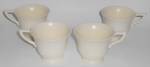 Franciscan Pottery Montecito Satin Ivory Set/4 Cups
