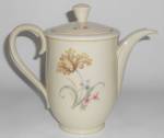 Tirschenreuth Porcelain China Floral Coffeepot w/Gold T