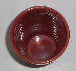 Click to view larger image of Bauer Pottery Ring Ware 12 Oz Burgundy Tumbler  (Image3)
