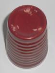 Click to view larger image of Bauer Pottery Ring Ware 12 Oz Burgundy Tumbler  (Image4)