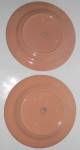 Click to view larger image of Franciscan Pottery El Patio Gloss Coral Lunch Plate (Image2)