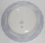 Click to view larger image of W.H. Grindley Flow Blue China Lotus Dinner Plate #6 (Image2)