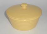 Franciscan Pottery Kitchen Ware Yellow Ramekin w/Lid