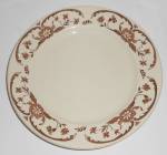 Syracuse Restaurant Ware China Brown Floral Decorated P