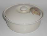 Click to view larger image of Coors Pottery Open Window Straight Casserole W/Lid  (Image2)