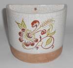 Barbara Willis Pottery Early Provincial Floral Wall Poc