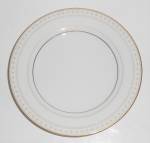 Click to view larger image of Noritake Porcelain China 2030 Barrington w/Gold Bread P (Image1)