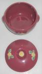 Click to view larger image of Coors Pottery Rosebud Red Small Triple Service Cass (Image3)