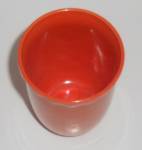 Click to view larger image of Vernon Kilns Pottery Coronado Orange Tumbler (Image2)