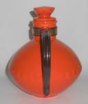 Click to view larger image of Vernon Kilns Pottery Coronado Orange Carafe w/Cap (Image4)