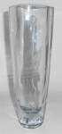 Click to view larger image of Vintage Strombergshyttan Swedish Glass 9-3/4'' Vase w/S (Image3)