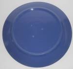 Click to view larger image of Vintage Bauer Pottery Early Ring Ware Cobalt Chop Plate (Image2)