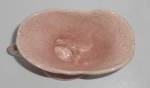 Click to view larger image of Bauer Pottery Pink Speckle #690 Cornucopia Vase (Image3)