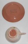 Click to view larger image of Stangl Pottery Yellow Tulip Terra Rose Cup & Saucer Set (Image2)