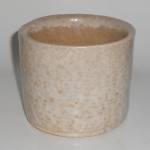 Zanesville Stoneware Pottery Homespun White Over Brown 
