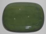 Click to view larger image of Bauer Pottery Olive Green Florist Art Bowl (Image3)