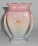 Click to view larger image of Hull Art Pottery #405 Iris 4-3/4" Twin Handle Vase (Image2)