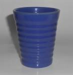 Click to view larger image of Bauer Pottery Ring Ware 6 Oz Cobalt Tumbler w/Handle (Image2)