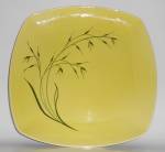 Click to view larger image of Winfield China Pottery Chartreuse Oats Chop Plate (Image1)